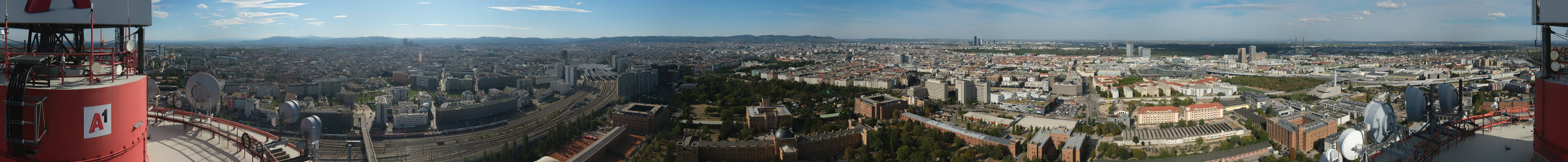 Archiv Foto Webcam Wien - Stadtpanorama