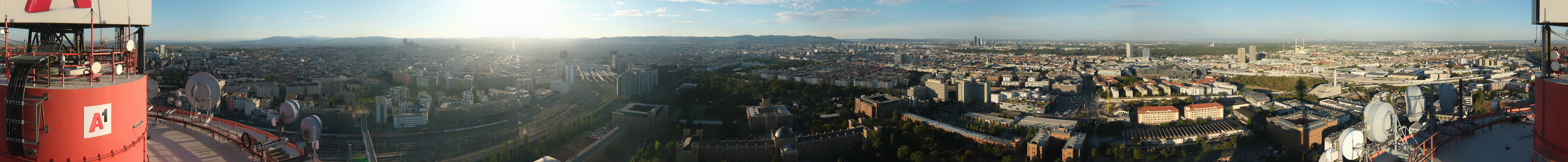 Archiv Foto Webcam Wien - Stadtpanorama