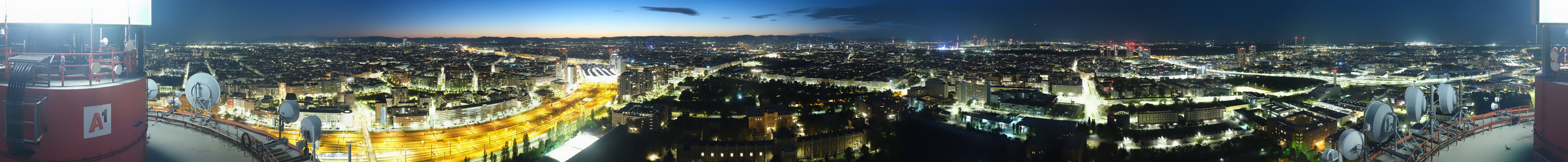 Archiv Foto Webcam Wien - Stadtpanorama