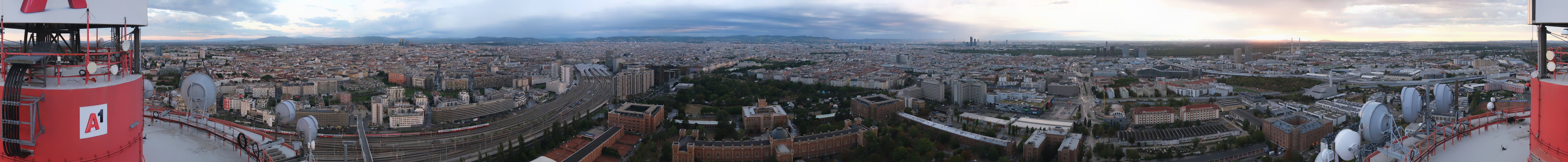 Archiv Foto Webcam Wien - Stadtpanorama