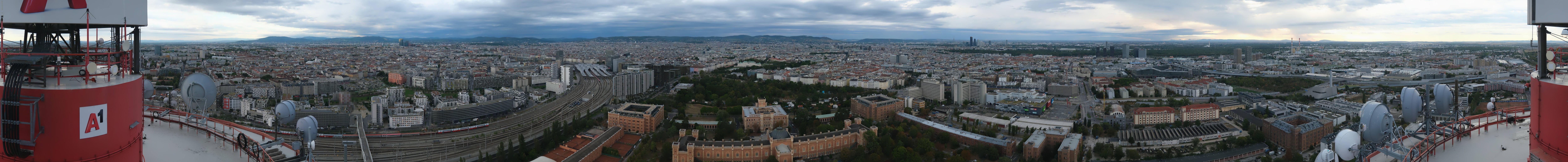 Archiv Foto Webcam Wien - Stadtpanorama