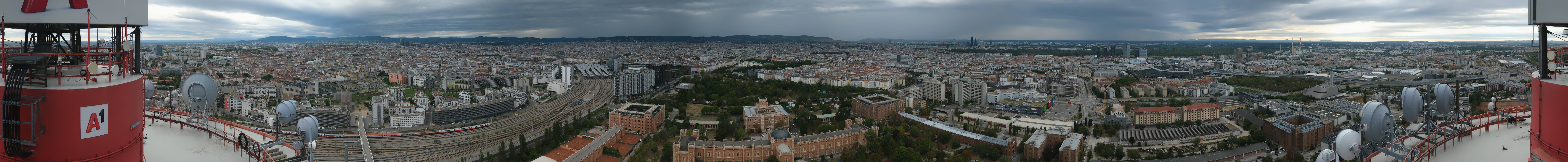 Archiv Foto Webcam Wien - Stadtpanorama