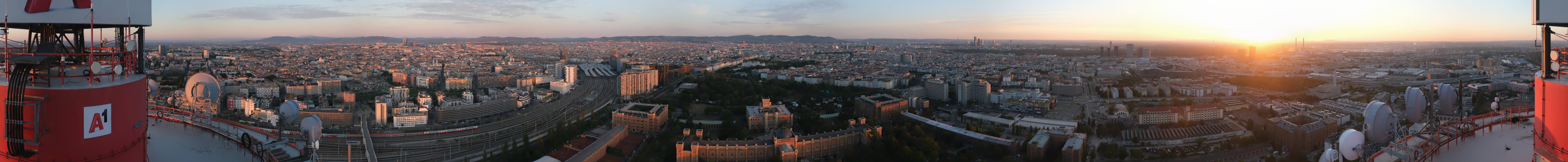 Archiv Foto Webcam Wien - Stadtpanorama