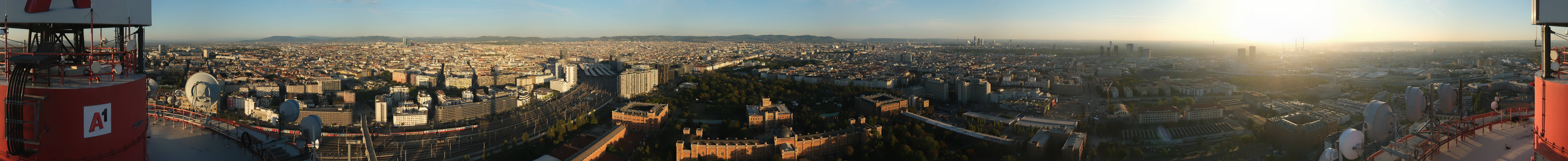 Archiv Foto Webcam Wien - Stadtpanorama