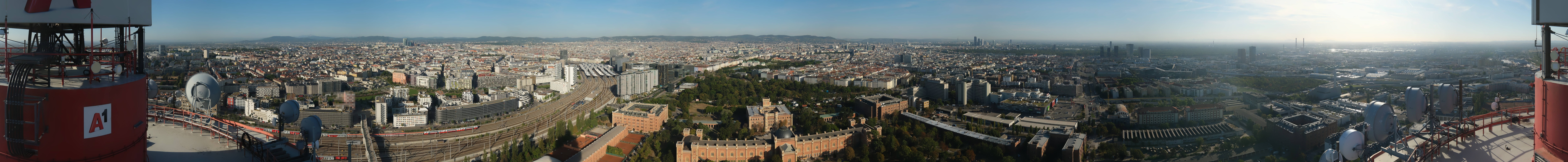 Archiv Foto Webcam Wien - Stadtpanorama