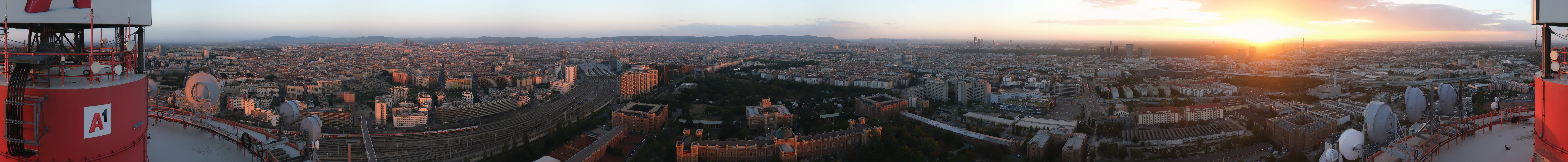 Archiv Foto Webcam Wien - Stadtpanorama