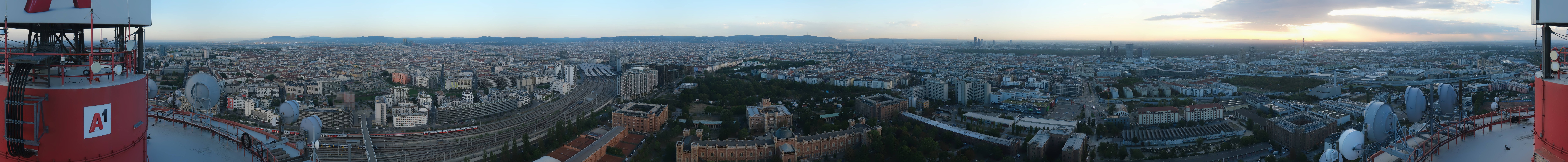 Archiv Foto Webcam Wien - Stadtpanorama