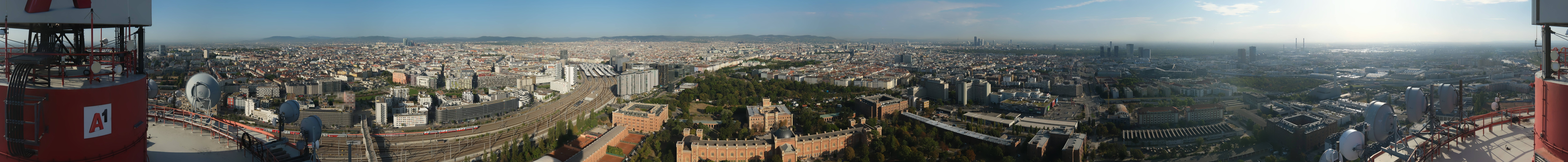 Archiv Foto Webcam Wien - Stadtpanorama