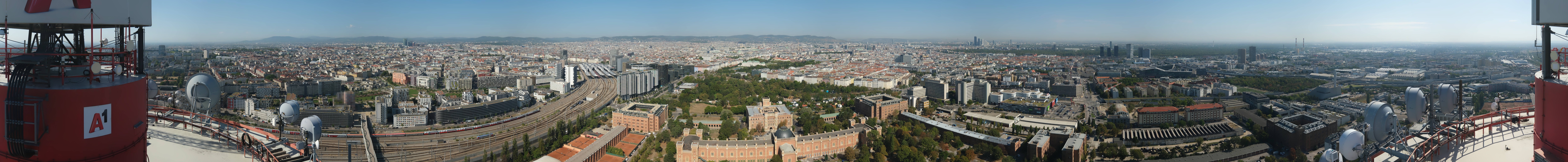 Archiv Foto Webcam Wien - Stadtpanorama