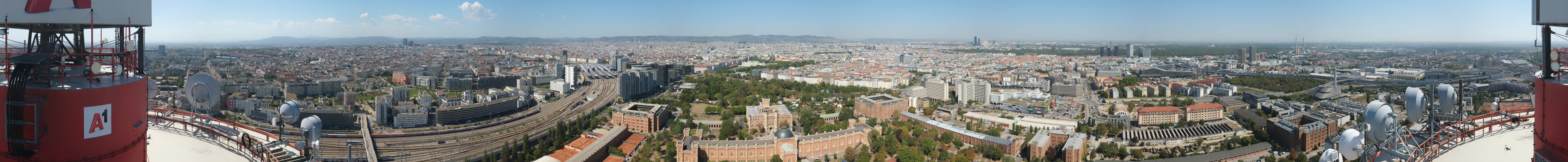 Archiv Foto Webcam Wien - Stadtpanorama