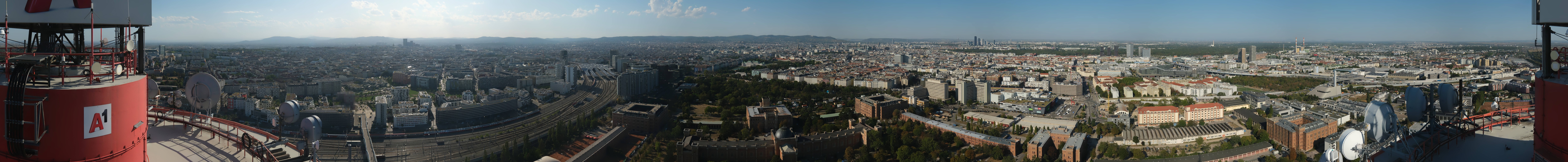 Archiv Foto Webcam Wien - Stadtpanorama