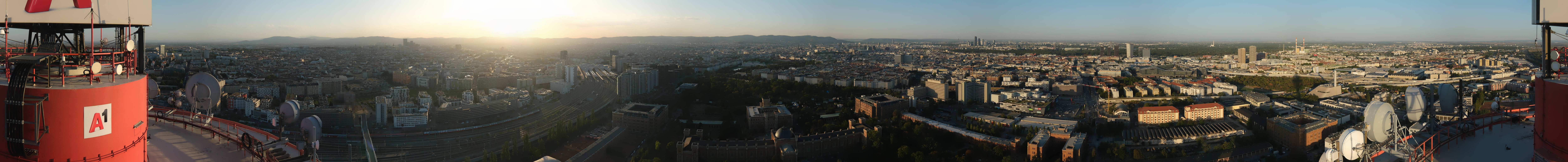 Archiv Foto Webcam Wien - Stadtpanorama