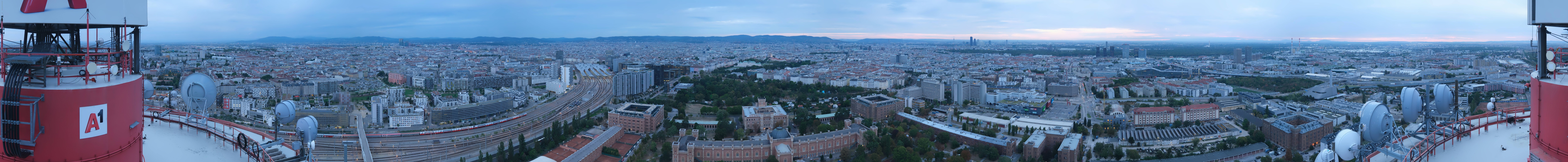Archiv Foto Webcam Wien - Stadtpanorama