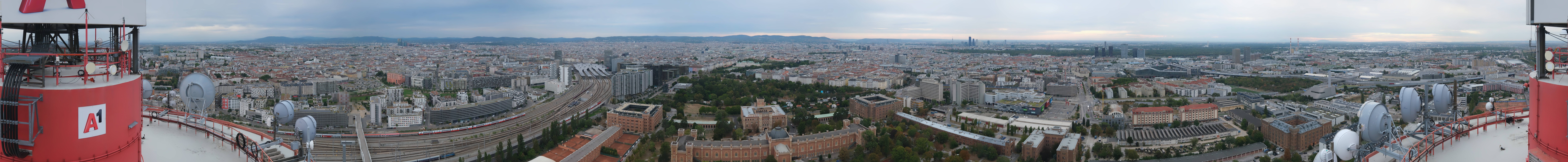 Archiv Foto Webcam Wien - Stadtpanorama