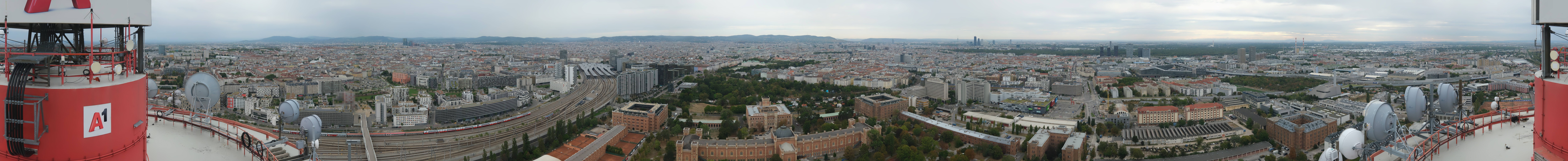 Archiv Foto Webcam Wien - Stadtpanorama