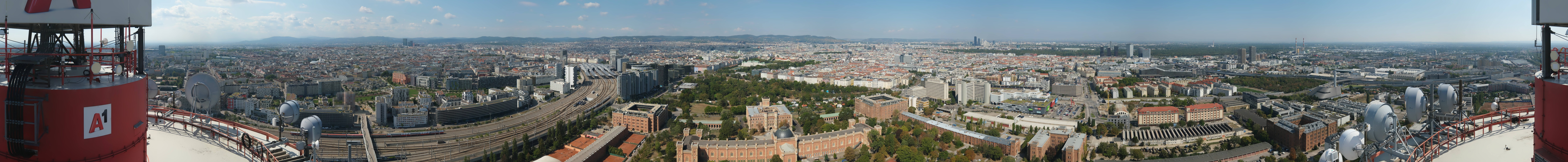 Archiv Foto Webcam Wien - Stadtpanorama