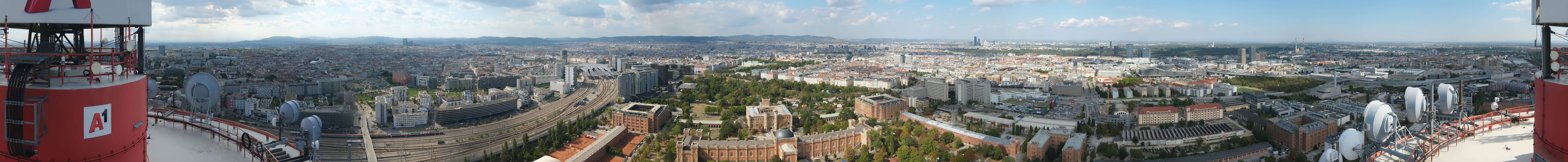 Archiv Foto Webcam Wien - Stadtpanorama