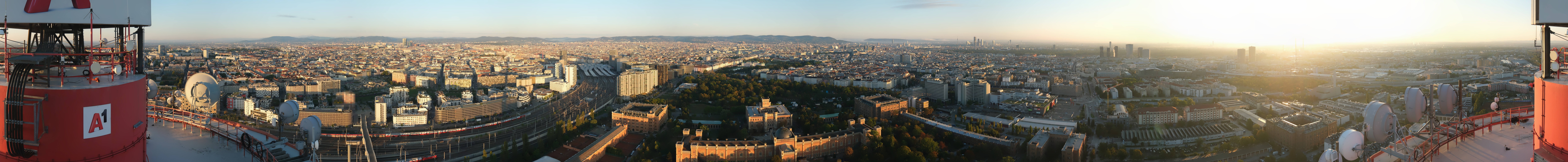 Archiv Foto Webcam Wien - Stadtpanorama
