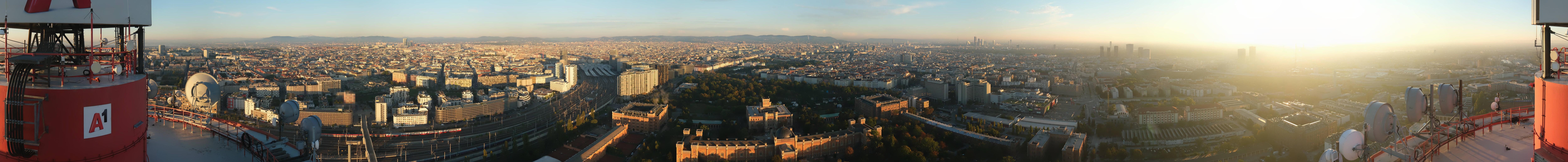 Archiv Foto Webcam Wien - Stadtpanorama