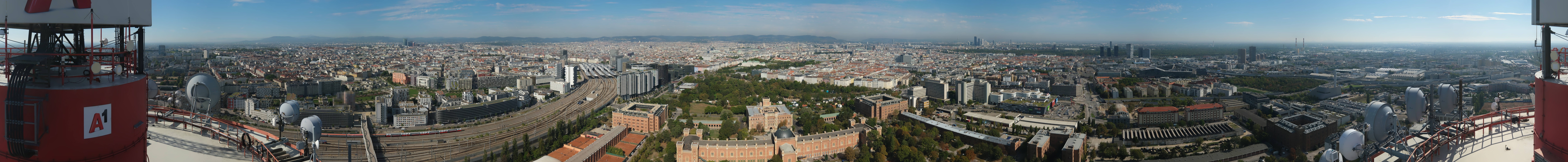 Archiv Foto Webcam Wien - Stadtpanorama