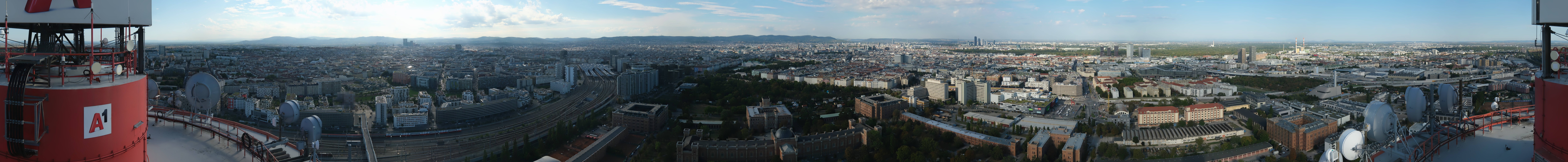 Archiv Foto Webcam Wien - Stadtpanorama