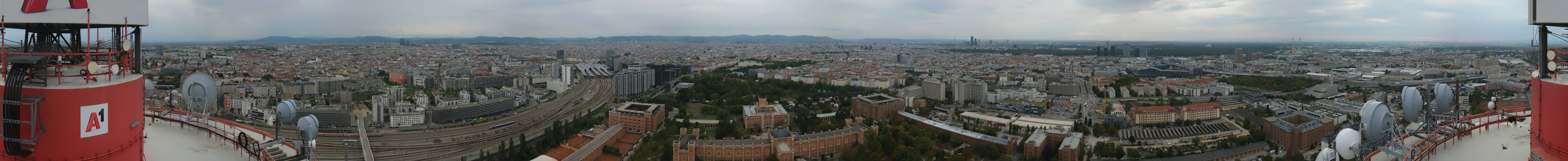 Archived image Webcam Vienna - View of the city