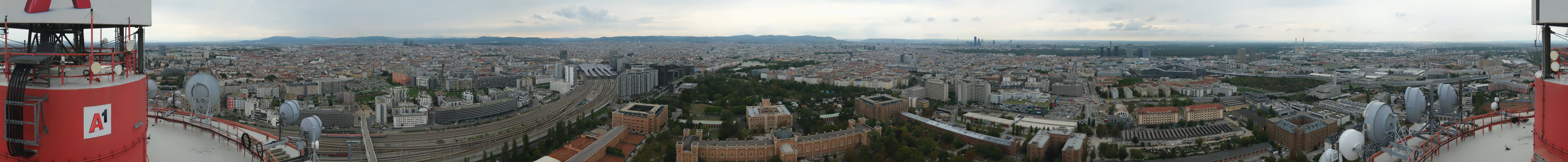 Archived image Webcam Vienna - View of the city