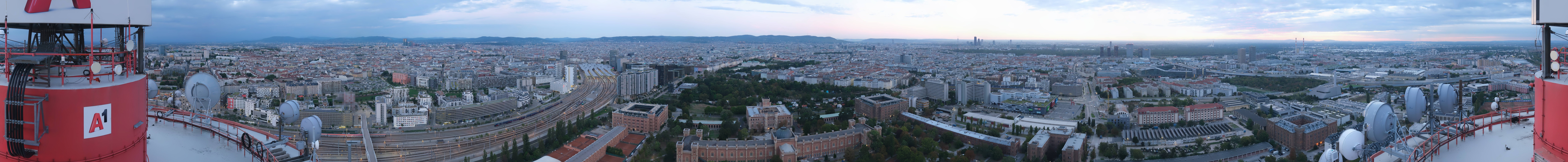 Archiv Foto Webcam Wien - Stadtpanorama