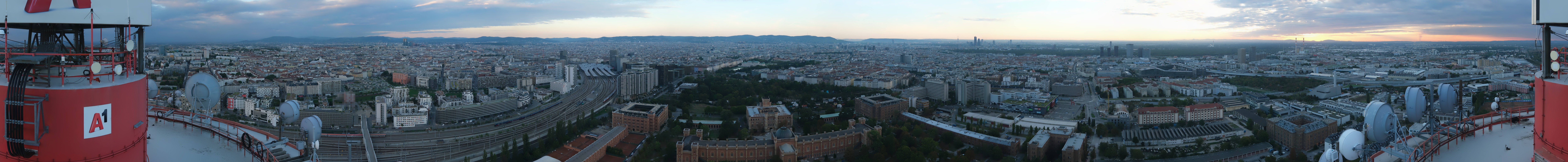 Archiv Foto Webcam Wien - Stadtpanorama