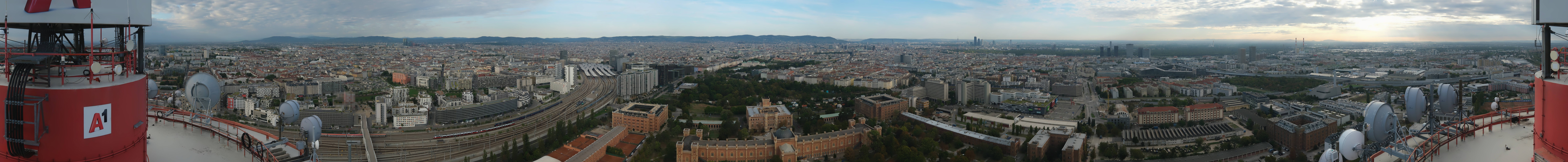 Archiv Foto Webcam Wien - Stadtpanorama