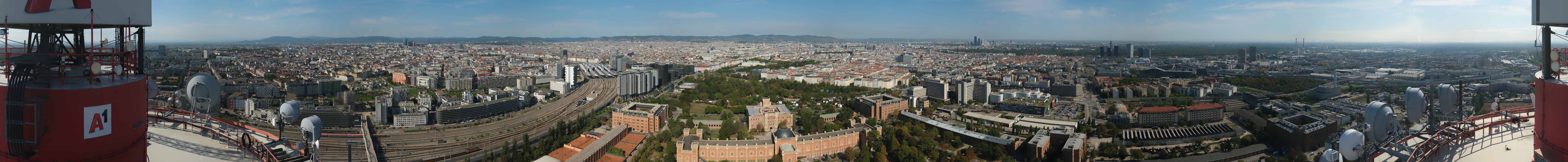 Archiv Foto Webcam Wien - Stadtpanorama