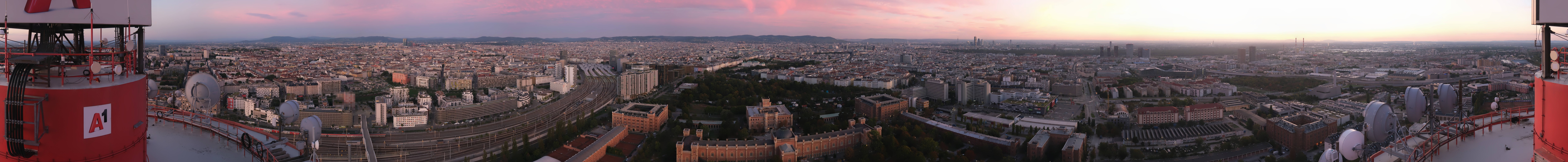 Archiv Foto Webcam Wien - Stadtpanorama