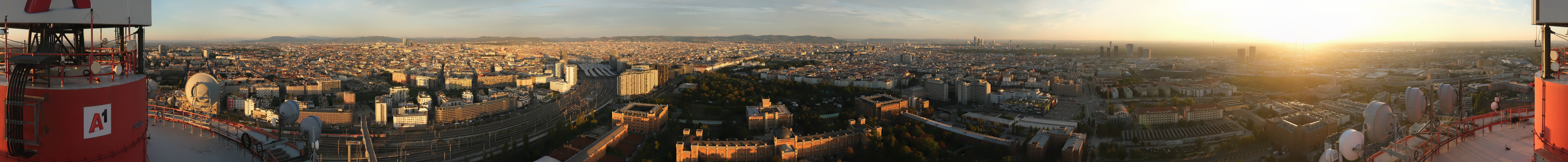 Archiv Foto Webcam Wien - Stadtpanorama