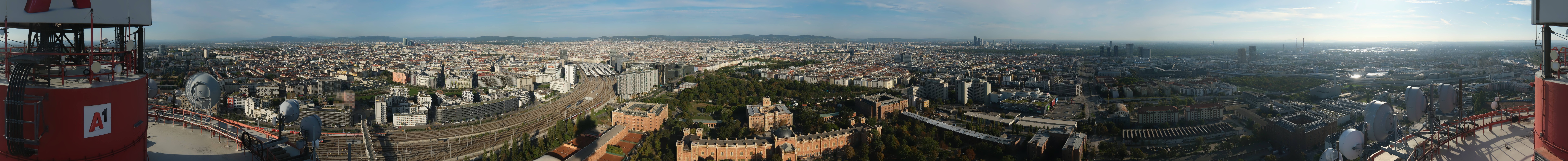 Archiv Foto Webcam Wien - Stadtpanorama