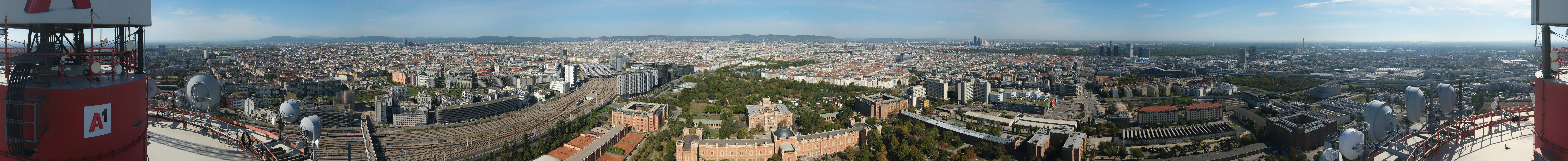Archiv Foto Webcam Wien - Stadtpanorama