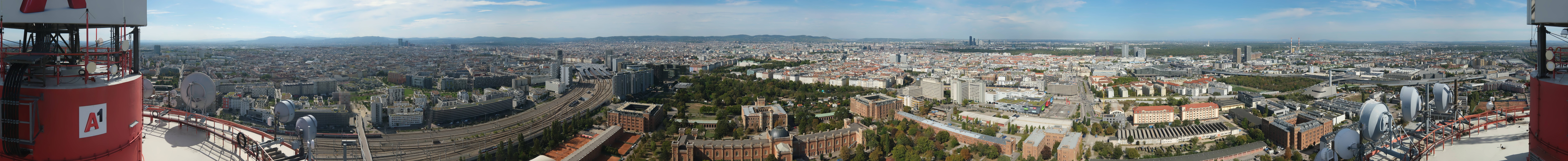 Archiv Foto Webcam Wien - Stadtpanorama