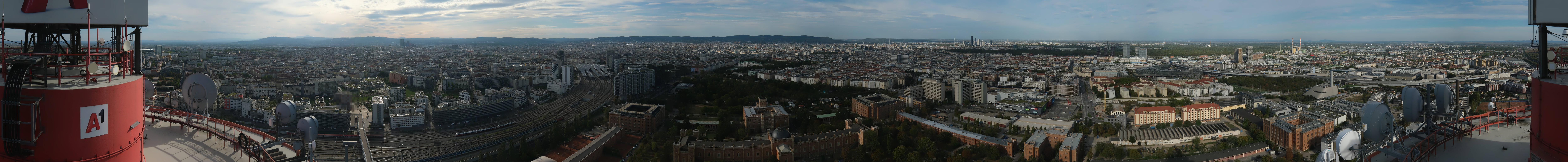 Archiv Foto Webcam Wien - Stadtpanorama