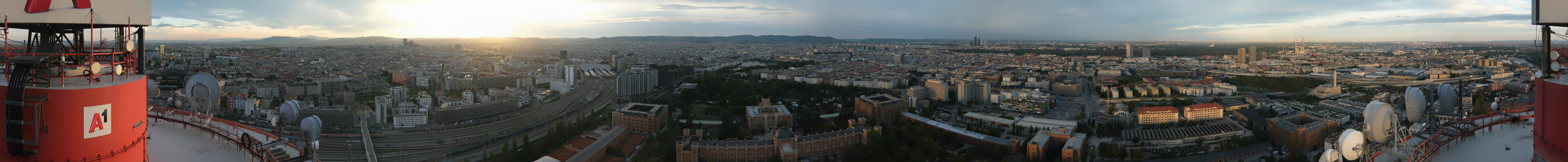 Archiv Foto Webcam Wien - Stadtpanorama
