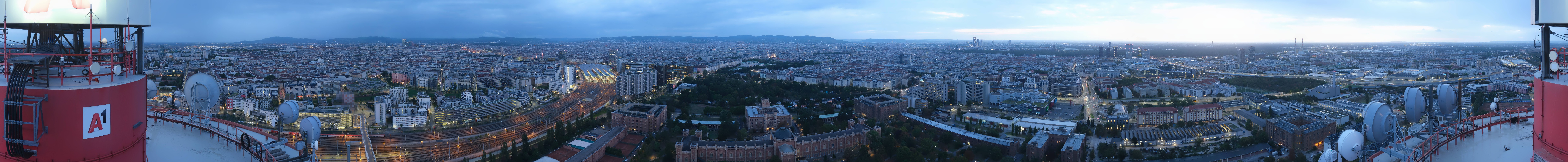 Archiv Foto Webcam Wien - Stadtpanorama