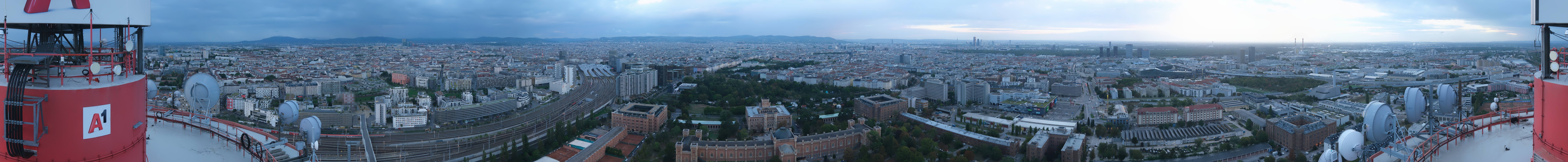 Archiv Foto Webcam Wien - Stadtpanorama