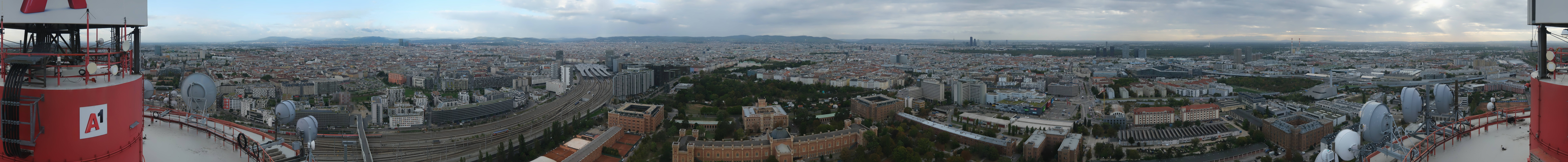 Archiv Foto Webcam Wien - Stadtpanorama