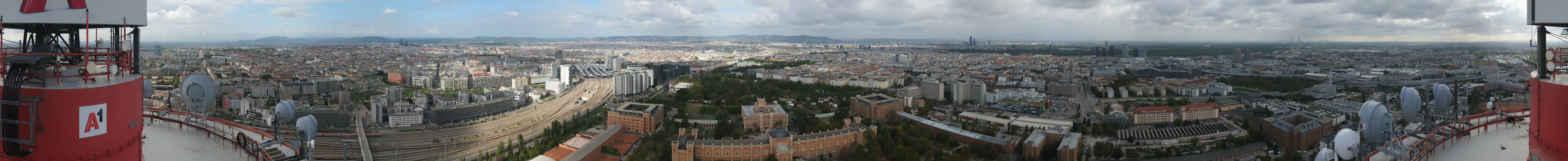 Archiv Foto Webcam Wien - Stadtpanorama