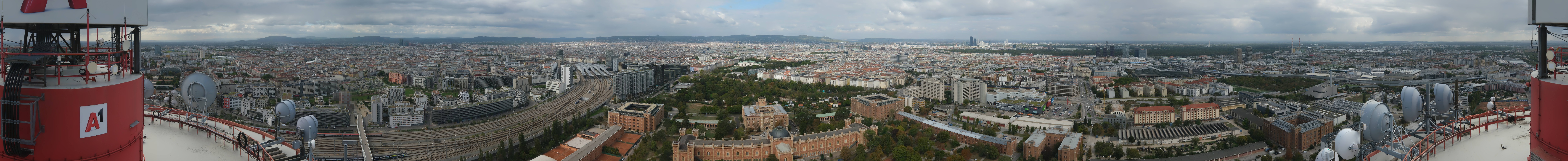 Archiv Foto Webcam Wien - Stadtpanorama