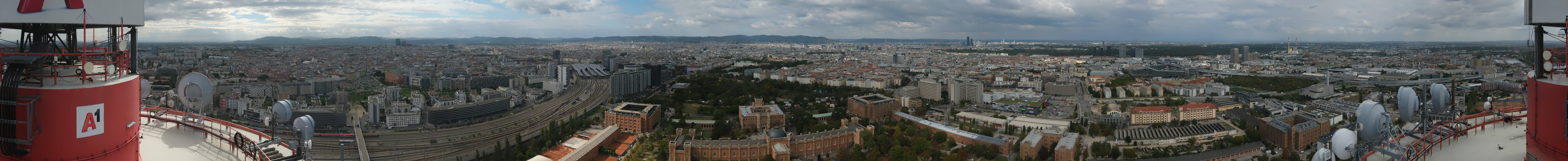 Archiv Foto Webcam Wien - Stadtpanorama