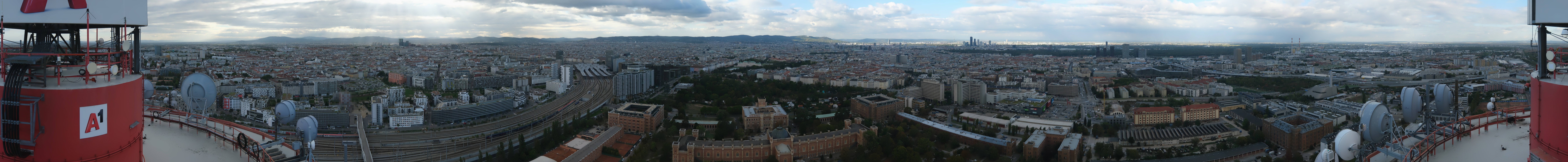 Archiv Foto Webcam Wien - Stadtpanorama