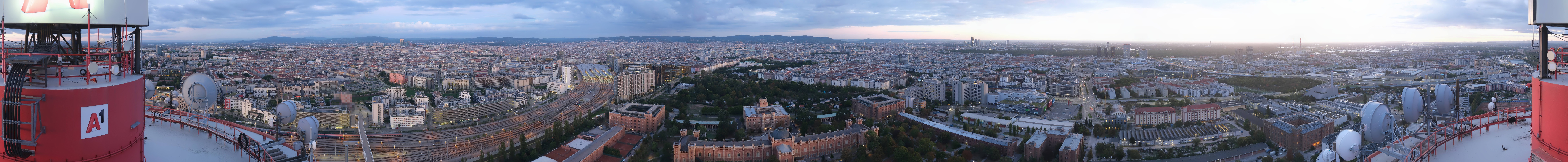 Archiv Foto Webcam Wien - Stadtpanorama