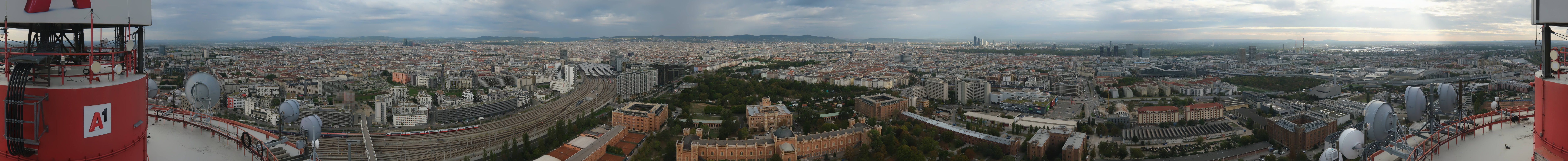 Archiv Foto Webcam Wien - Stadtpanorama
