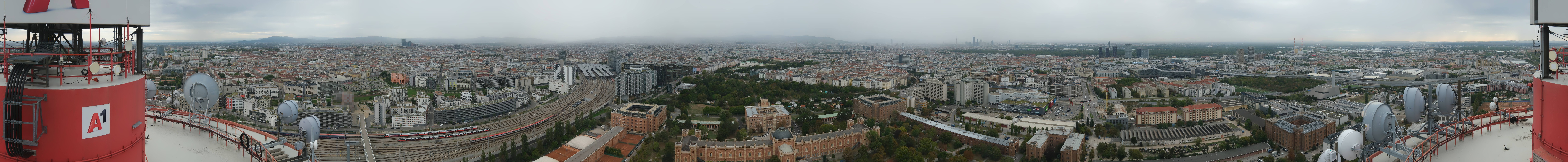 Archiv Foto Webcam Wien - Stadtpanorama