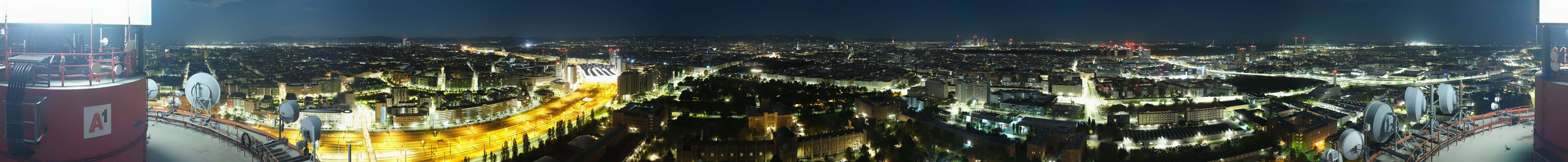 Archiv Foto Webcam Wien - Stadtpanorama