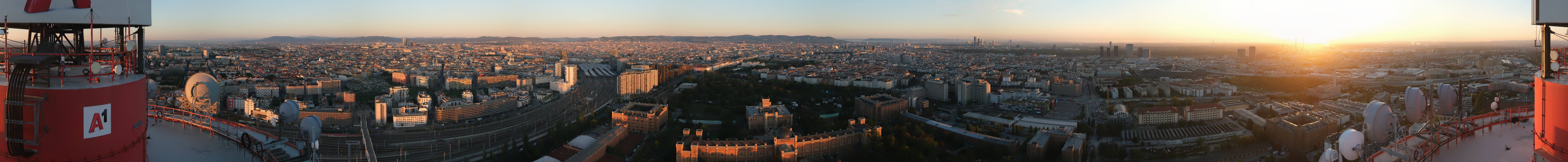 Archiv Foto Webcam Wien - Stadtpanorama